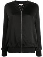 Gold Hawk Striped Detail Track Jacket - Black