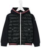 Moncler Kids Zip Up Padded Jacket, Boy's, Size: 10 Yrs, Black