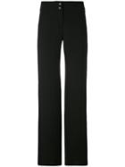Armani Collezioni - Wide Leg Trousers - Women - Polyester/viscose/virgin Wool - 40, Black, Polyester/viscose/virgin Wool