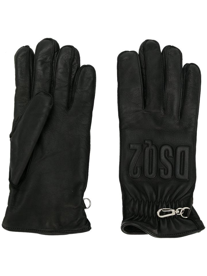 Dsquared2 Dsq2 Gloves - Black