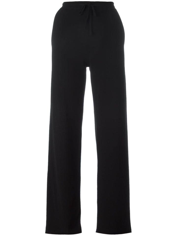 Chinti & Parker Straight Leg Track Pants - Black