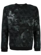 Valentino 'rockstud Camustars' Sweatshirt, Men's, Size: Small, Black, Cotton/polyamide