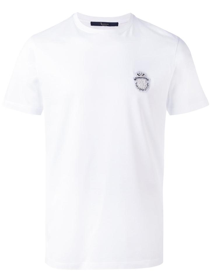 Billionaire - Logo Patch T-shirt - Men - Cotton - L, White, Cotton