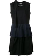 Yulia Yefimtchuk Pleated Flared Dress - Black