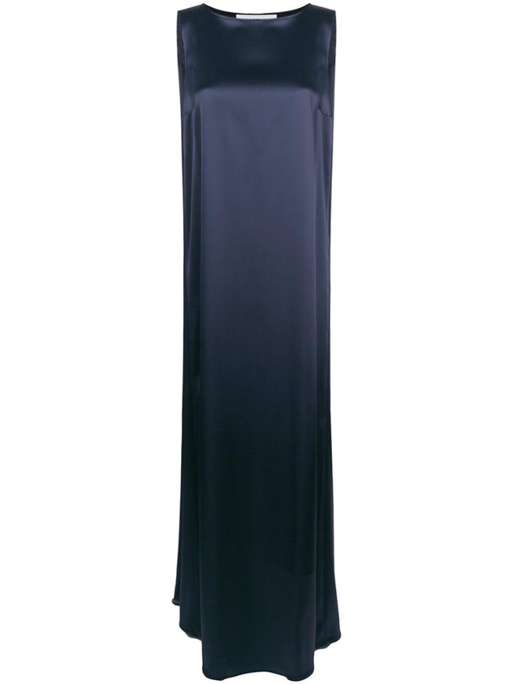 Gianluca Capannolo Long Flared Dress - Blue