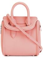 Alexander Mcqueen - Mini Heroine Tote - Women - Calf Leather - One Size, Women's, Pink/purple, Calf Leather