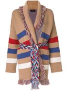 Alanui Oversized Tassel Cardigan - Nude & Neutrals