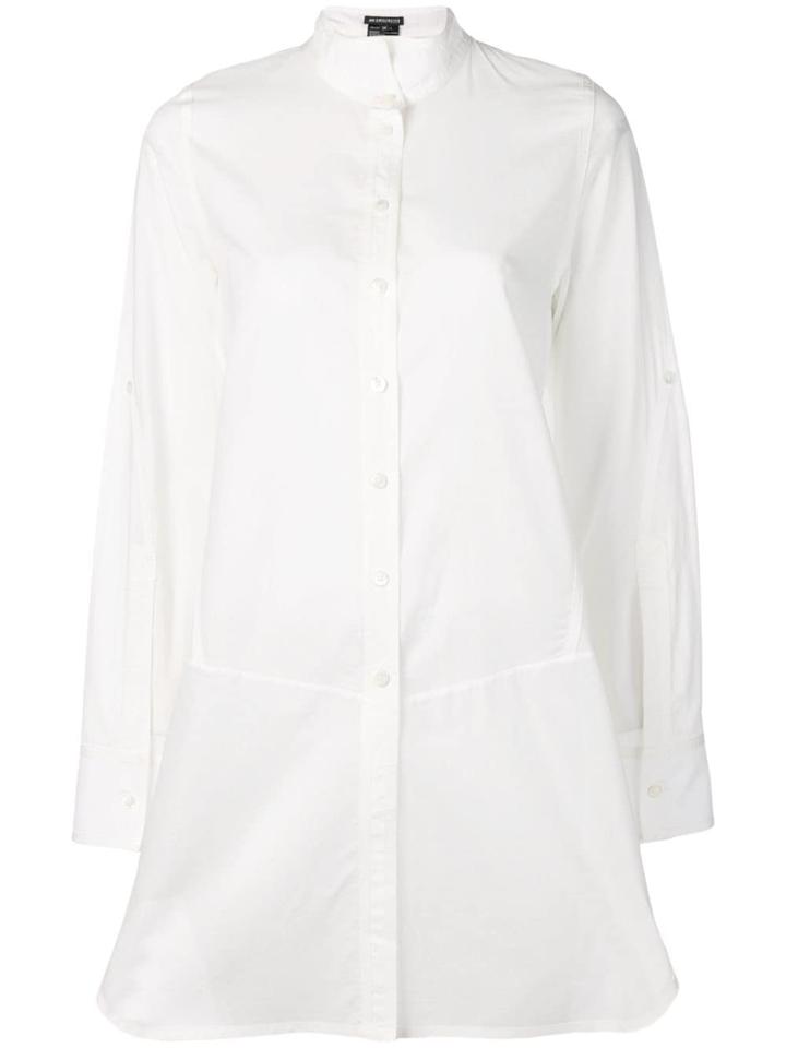 Ann Demeulemeester High Neck Shirt - White