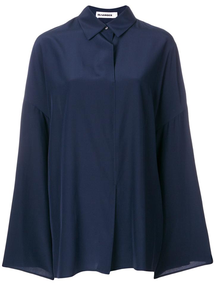 Jil Sander Loose Fit Boxy Shirt - Blue