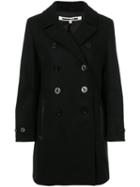 Mcq Alexander Mcqueen - Mid-length Peacoat - Women - Polyamide/polyester/viscose/wool - 38, Black, Polyamide/polyester/viscose/wool