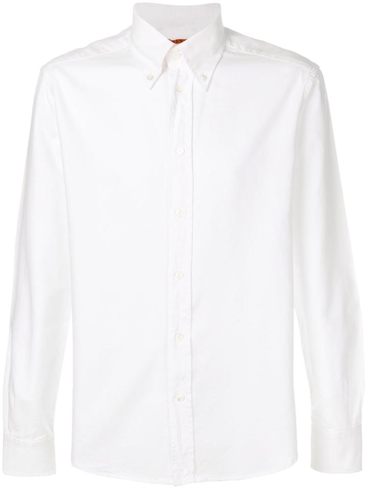 Barena Curved Hem Shirt - White