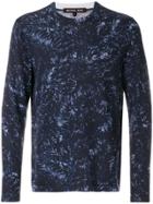 Michael Kors Collection Foliage Print Sweatshirt - Blue