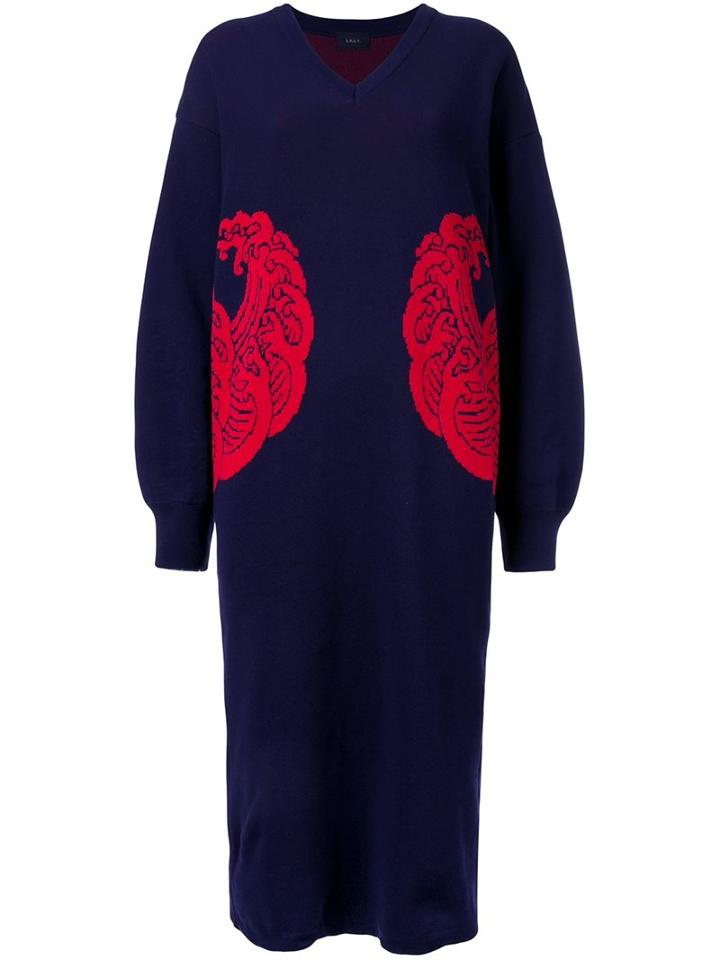 G.v.g.v. 'nami' Sweater Dress, Women's, Size: Xs, Blue, Cotton/polyester