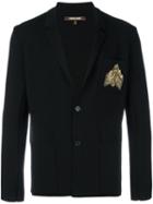 Roberto Cavalli Embellished Badge Blazer