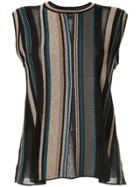 M Missoni Striped Knitted Top - Multicolour