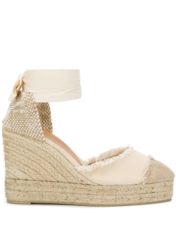 Castañer Catalina Wedge Espadrilles - Neutrals