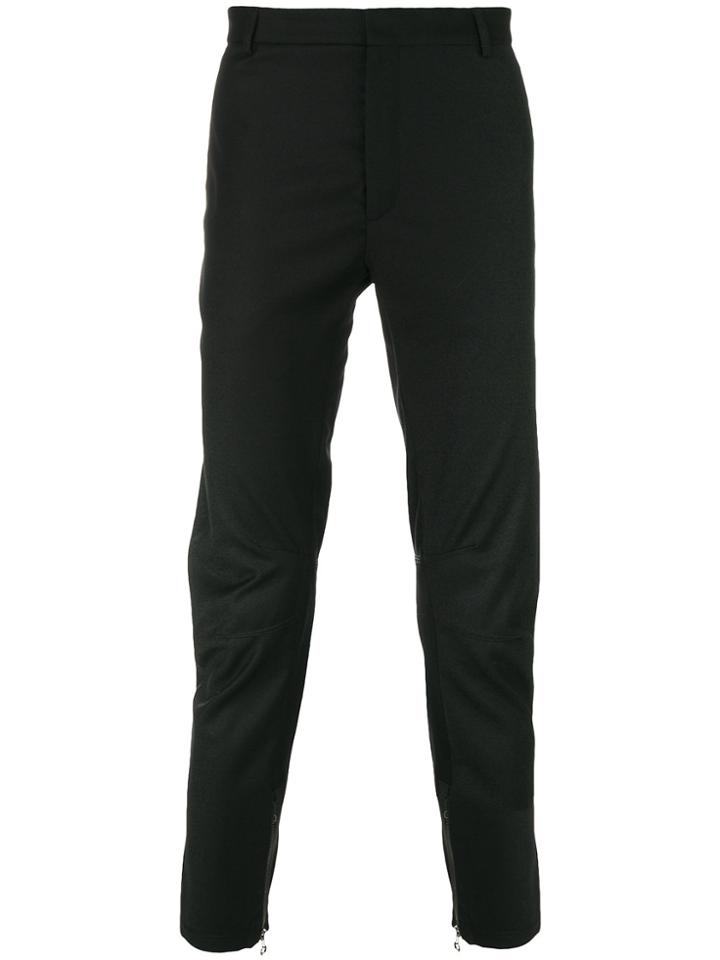 Lanvin Zip Cuff Tailored Trousers - Black