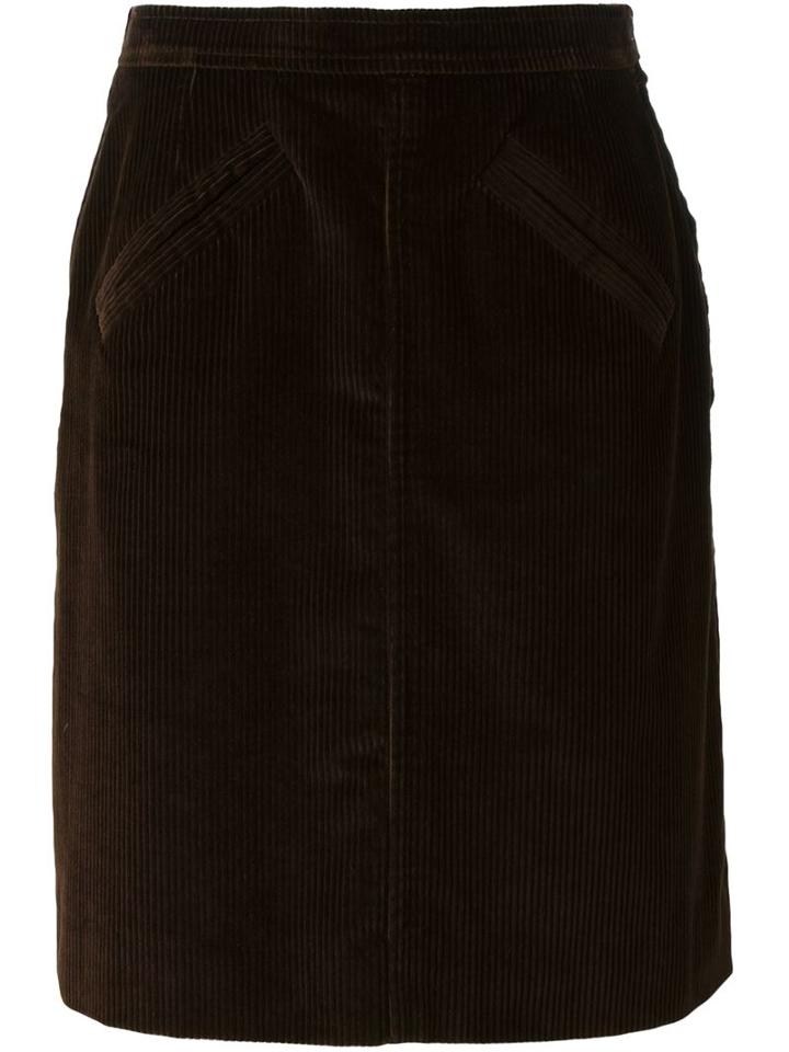 Yves Saint Laurent Vintage Corduroy Skirt