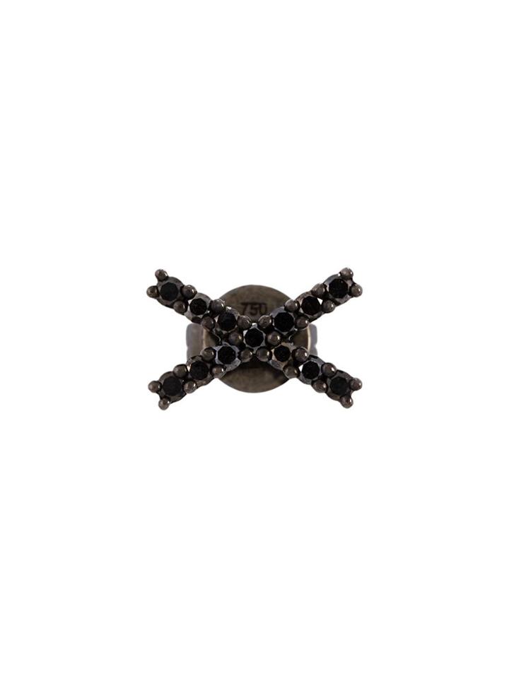 Alinka Katia Diamond Stud Earring - Black
