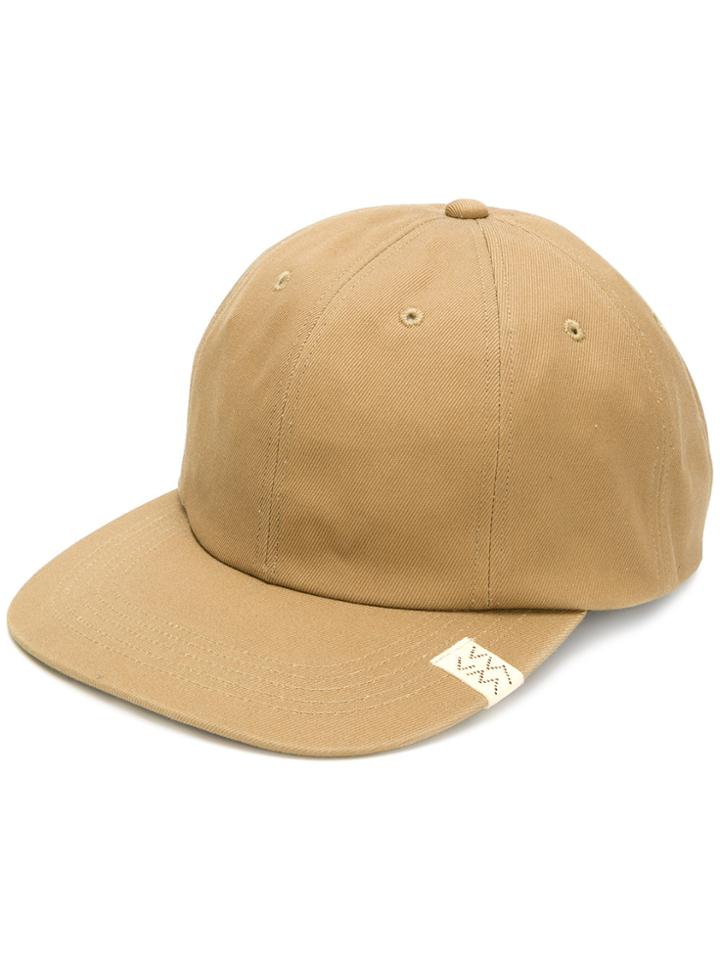 Visvim Logo Patch Baseball Cap - Nude & Neutrals