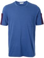 Marni Sleeve Pocket T-shirt, Men's, Size: 46, Blue, Cotton
