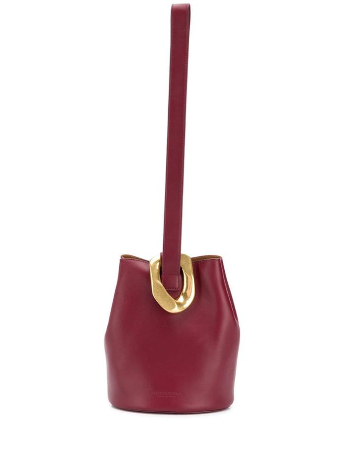 Bottega Veneta Burgundy Drop Bag - Red