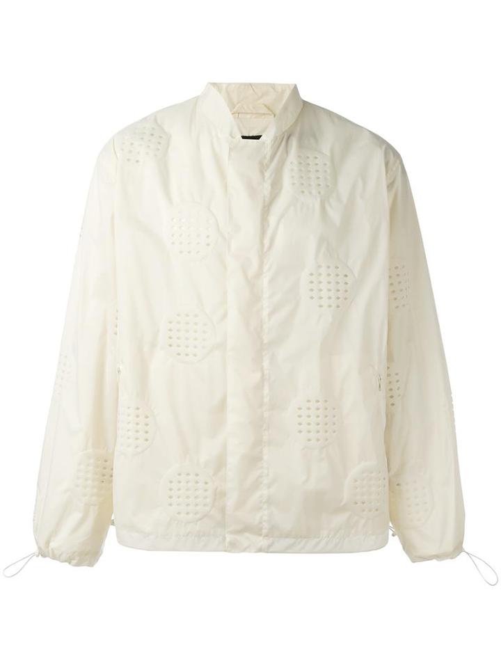 Craig Green Perforated Bomber Jacket, Adult Unisex, Size: Medium, Nude/neutrals, Nylon