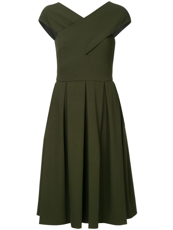 Ginger & Smart Endure Flared Midi Dress - Green
