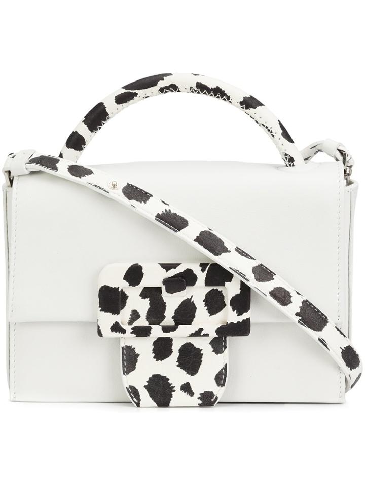 Maison Margiela Buckle Detail Crossbody Bag - White