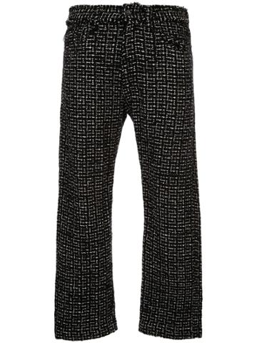 Junya Watanabe Comme Des Garçons Vintage Geometric Pattern Cropped