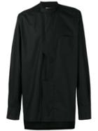 Y-3 - Plain Shirt - Men - Cotton - M, Black, Cotton