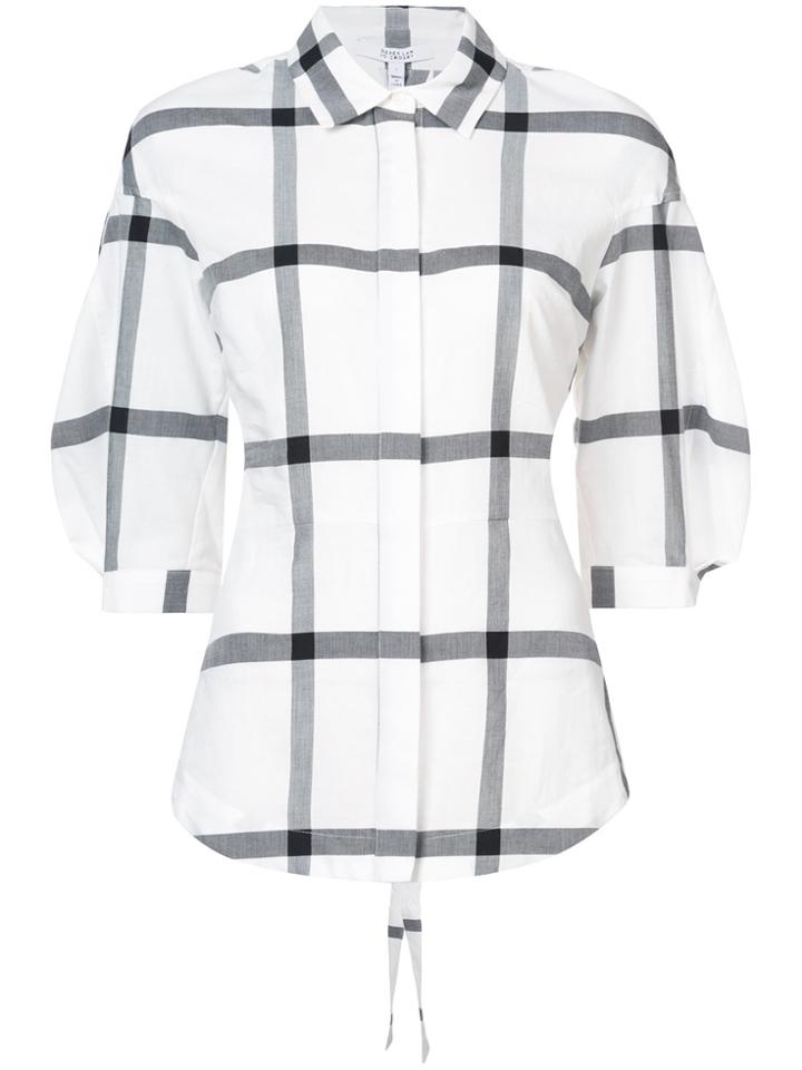 Derek Lam 10 Crosby Checked Shirt - White