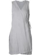 321 Mini Wrap Dress - Grey