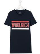 Woolrich Kids Logo T-shirt - Blue