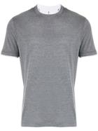Brunello Cucinelli Layered Style T-shirt - Grey
