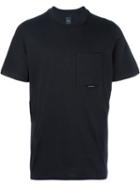 Oamc Buckle Detailing Pocket T-shirt, Men's, Size: Xl, Black, Cotton