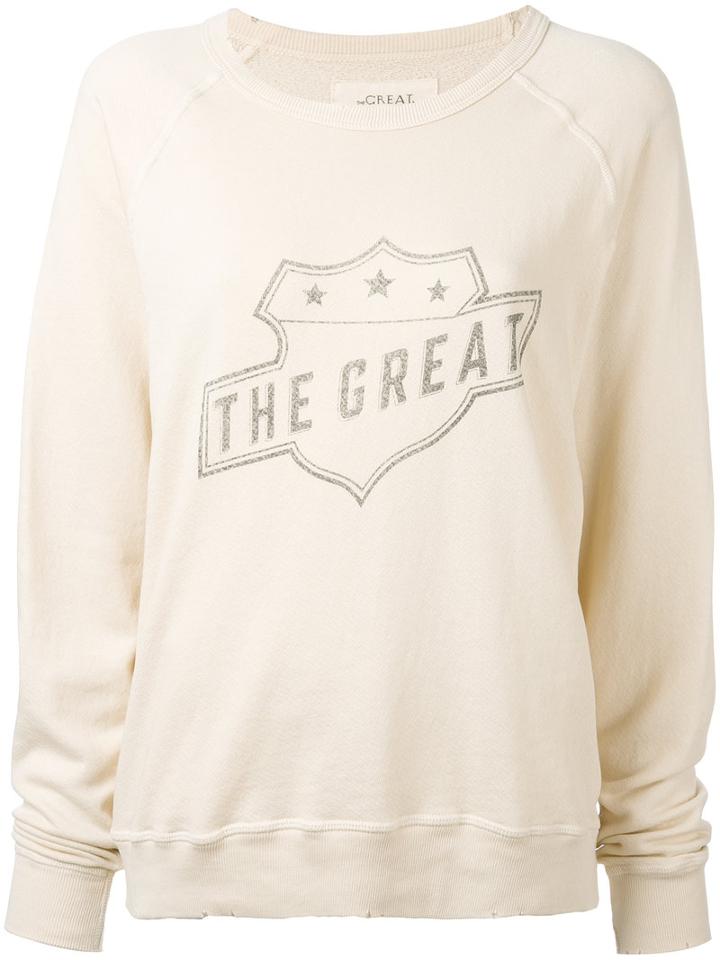 The Great - 'the Great' Sweatshirt - Women - Cotton - Xs, Nude/neutrals, Cotton