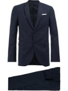Neil Barrett Formal Suit, Men's, Size: 54, Blue, Cotton/polyester/spandex/elastane/virgin Wool