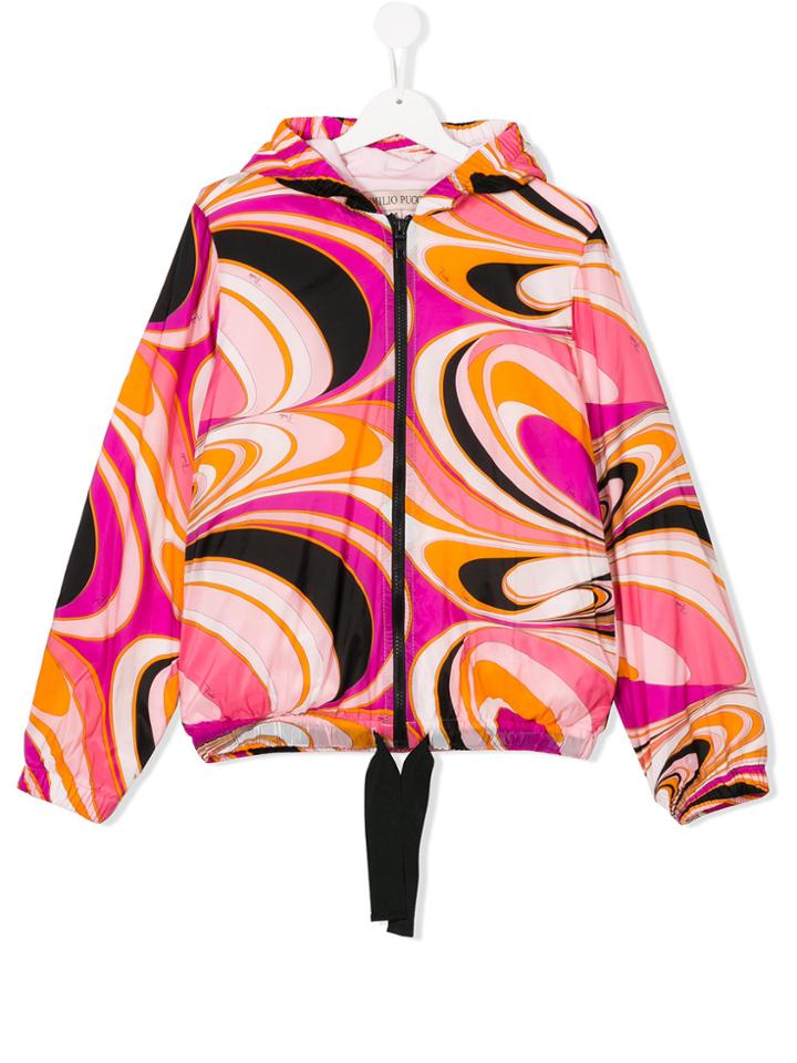 Emilio Pucci Junior Lightweight Printed Jacket - Multicolour