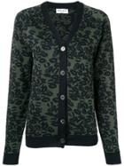 Sonia Rykiel Lip Print Cardigan - Green