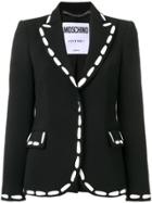 Moschino Painted Stitch Blazer - Black