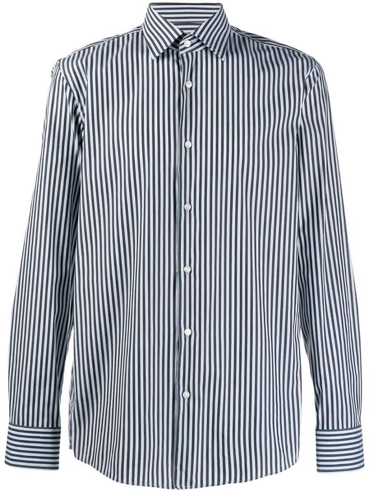 Boss Hugo Boss Awning Stripe Shirt - Blue