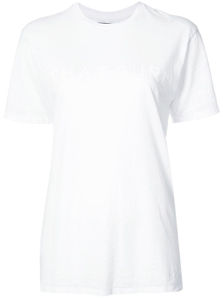 Baja East Distressed T-shirt - White