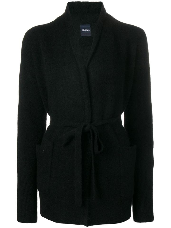 Max Mara Sarda Belted Cardigan - Blue