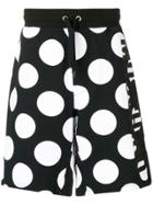 Moschino Polka Dot Track Shorts - Black