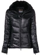 Barbour Furry Neck Padded Jacket - Black