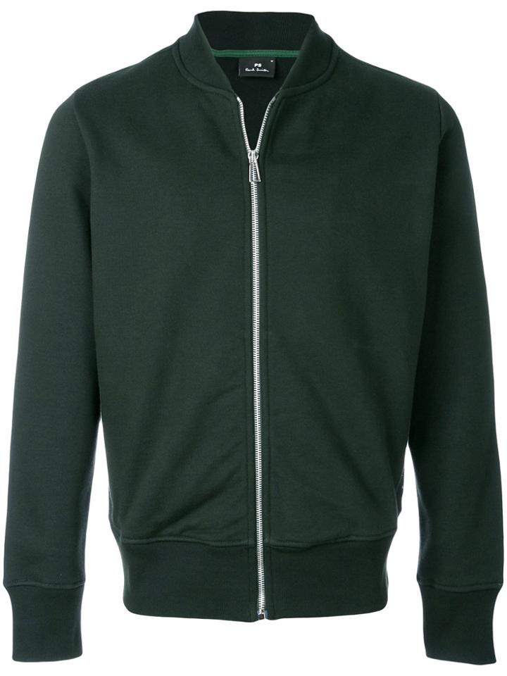Ps By Paul Smith Zip Bomber Jacket - Green