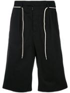 Maison Margiela Contrast-trim Tailored Shorts - Black