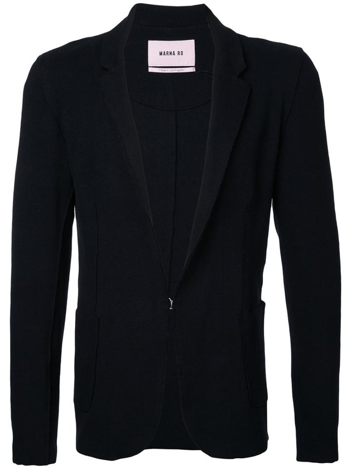 Marna Ro - Bernard Blazer - Men - Cotton/polyurethane - M, Black, Cotton/polyurethane