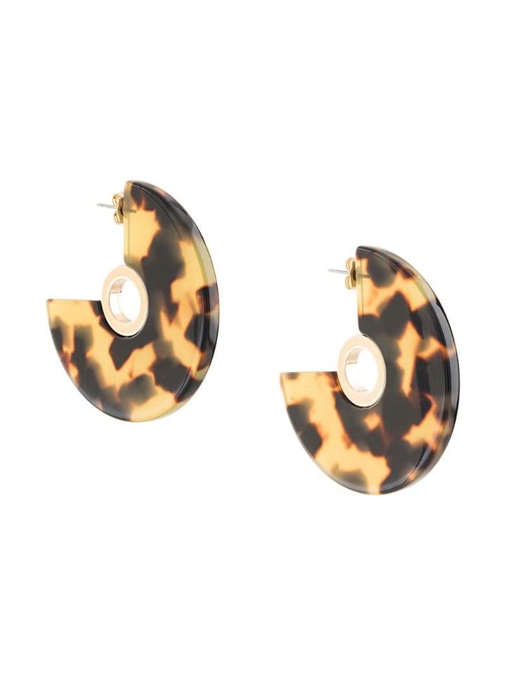 Rachel Comey Pac Disc Earrings - Black